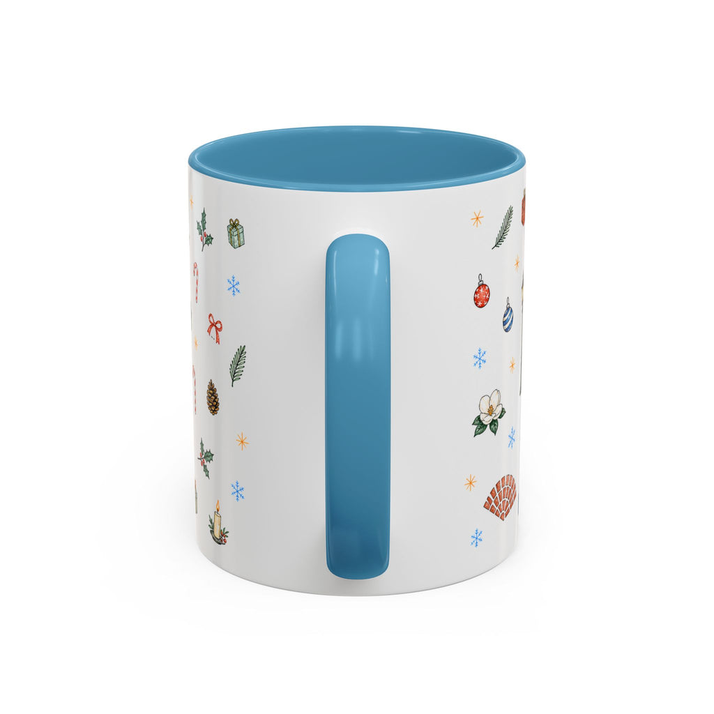 Savannah Christmas Mug | Watercolor City Souvenir, Travel Memories Cup