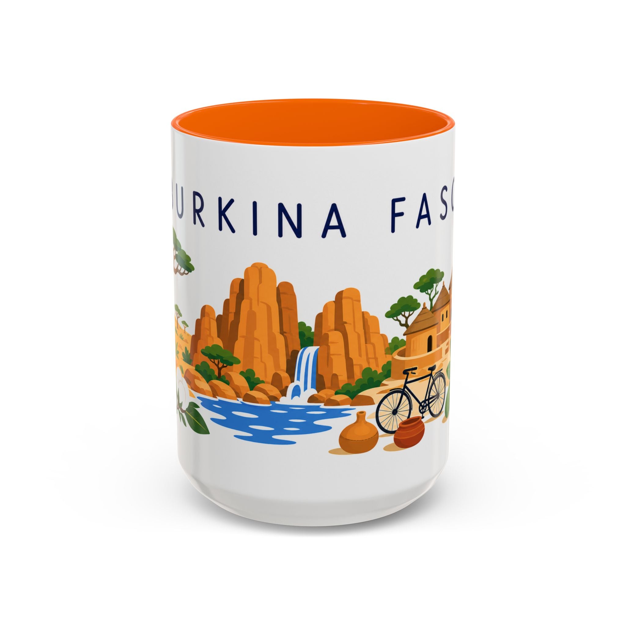 Burkina Faso Coffee Mug | Travel Souvenir Accent Mug | Country Gift Ceramic Cup 11oz 15oz
