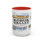 Kobuk Valley National Park Coffee Mug | Alaska Arctic Sand Dunes Gift | Accent Color Ceramic 11oz 15oz