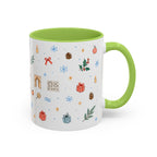 Dhaka Christmas Mug | Watercolor Travel Souvenir | Holiday Gift | Accent Ceramic Coffee Cup 11oz 15oz