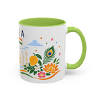 India Coffee Mug | Travel Souvenir Accent Mug | Country Gift Ceramic Cup 11oz 15oz