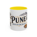 Pune Coffee Mug | India Travel Souvenir | Vintage Illustrated City Gift | 11 oz 15 oz Accent Mug