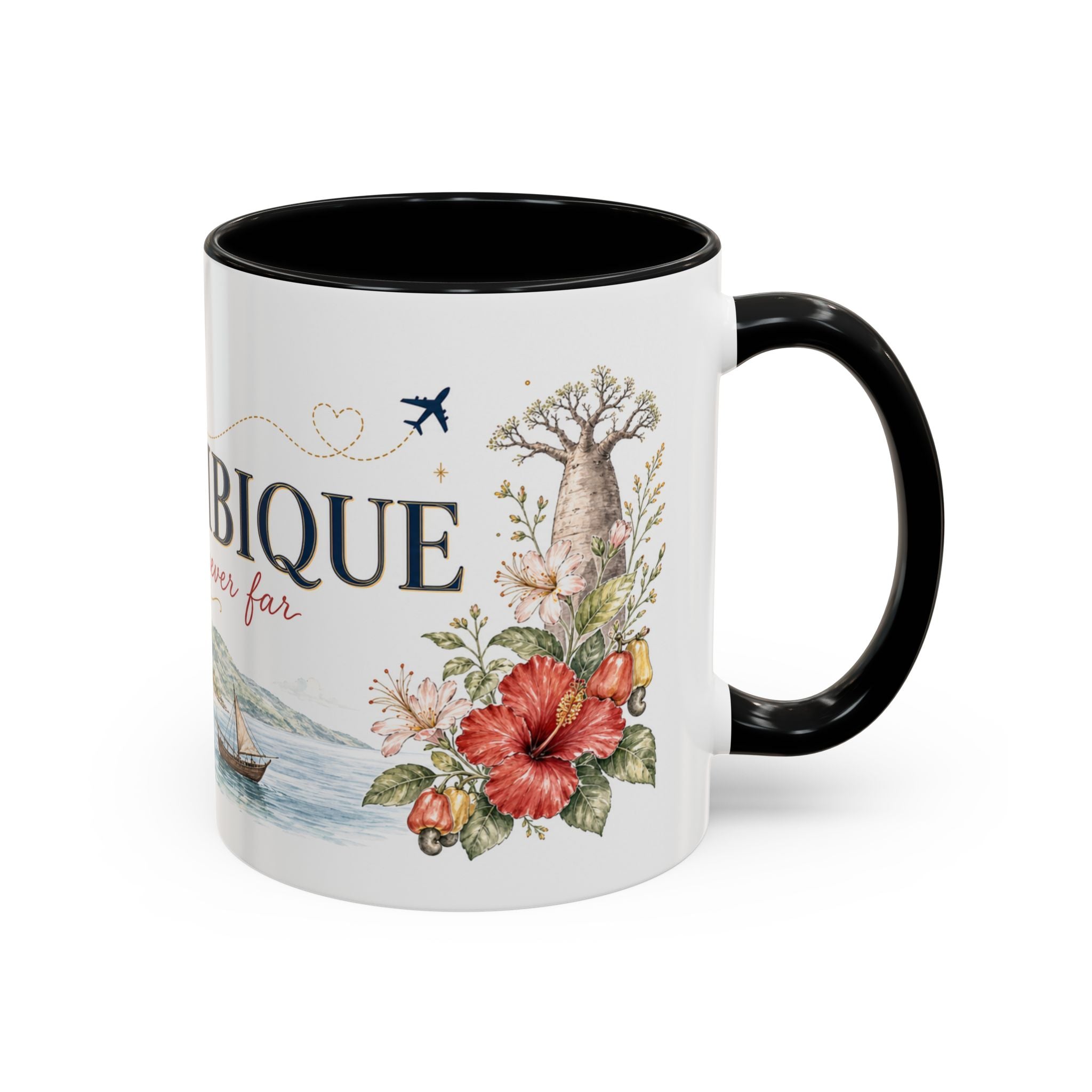 Mozambique Home Country Mug | Moving Away Gift | Long Distance Friendship | 11 oz 15 oz Accent Mug
