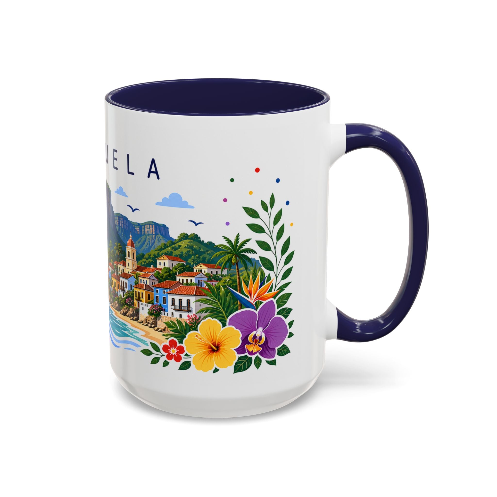 Venezuela Coffee Mug | Travel Souvenir Accent Mug | Place Gift Ceramic Cup 11oz 15oz