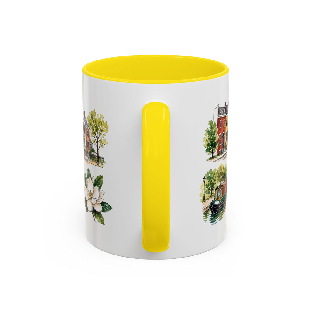 Richmond Illustrated Travel Mug | City Souvenir Accent Coffee Mug | 11oz 15oz Ceramic Cup
