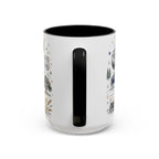 America the Beautiful Coffee Mug | Patriotic USA Gift | Accent Color Ceramic 11oz 15oz