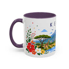 Kenya Coffee Mug | Travel Souvenir Accent Mug | Place Gift Ceramic Cup 11oz 15oz