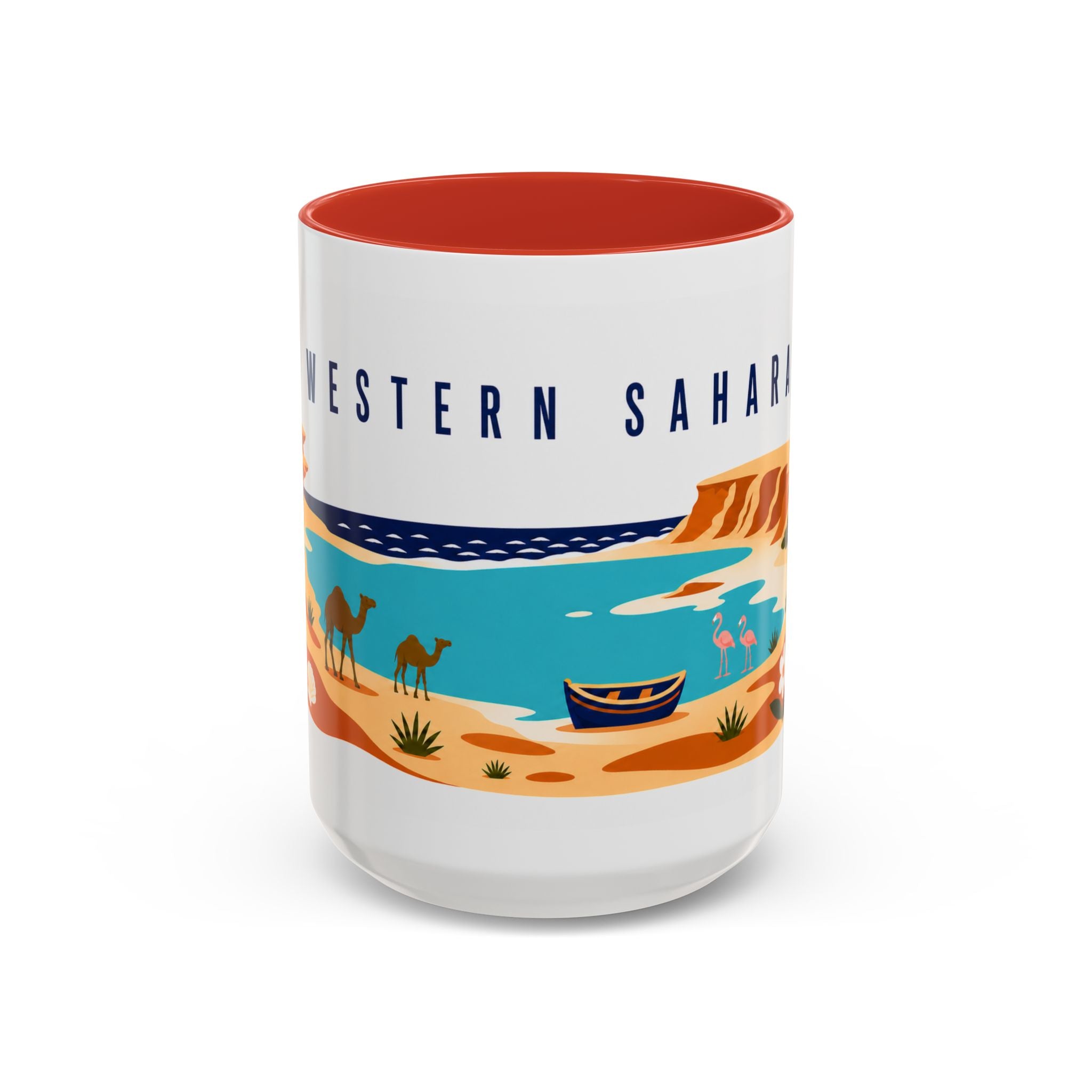 Western Sahara Coffee Mug | Travel Souvenir Accent Mug | Country Gift Ceramic Cup 11oz 15oz
