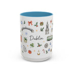Dublin Christmas Mug | Watercolor City Souvenir, Holiday Travel Gift (11oz/15oz)