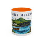Saint Helena Coffee Mug | Travel Souvenir Accent Mug | Country Gift Ceramic Cup 11oz 15oz