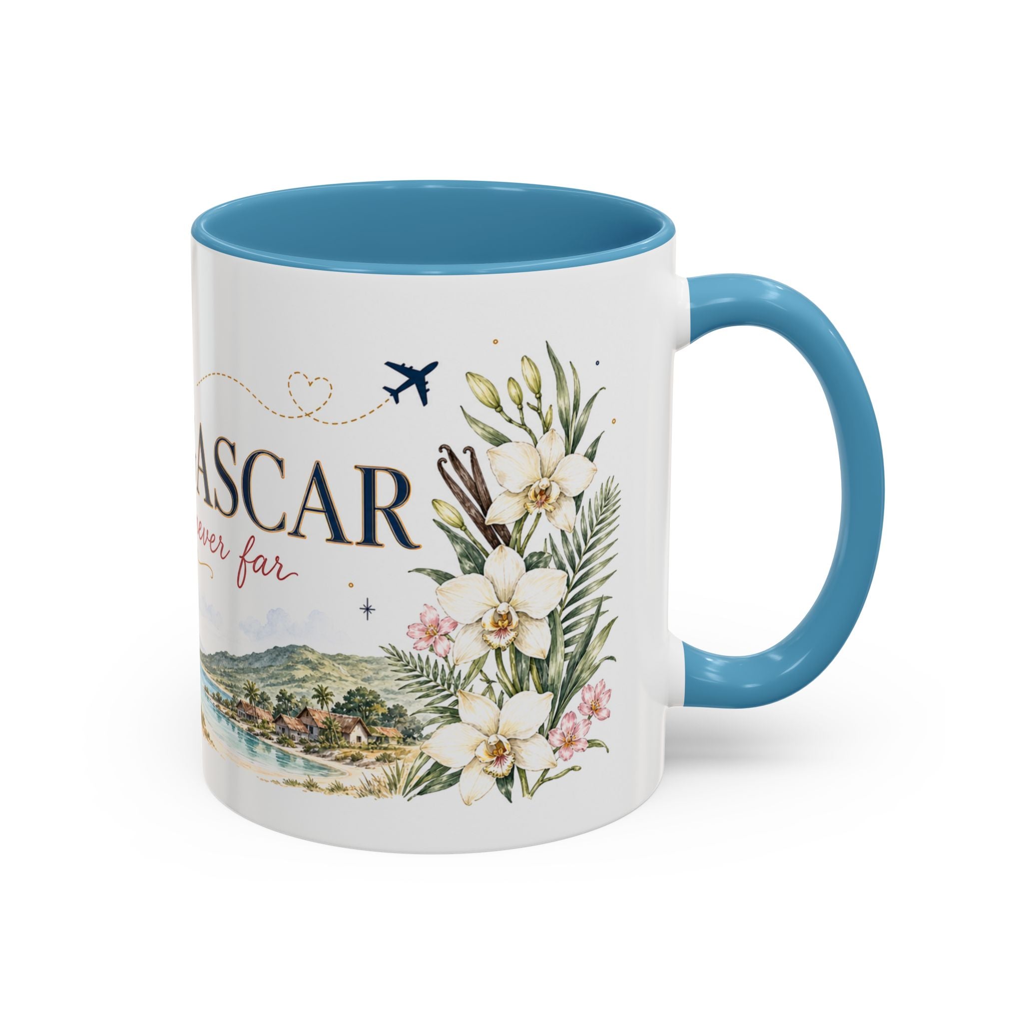 Madagascar Home Country Mug | Moving Away Gift | Long Distance Friendship | 11 oz 15 oz Accent Mug