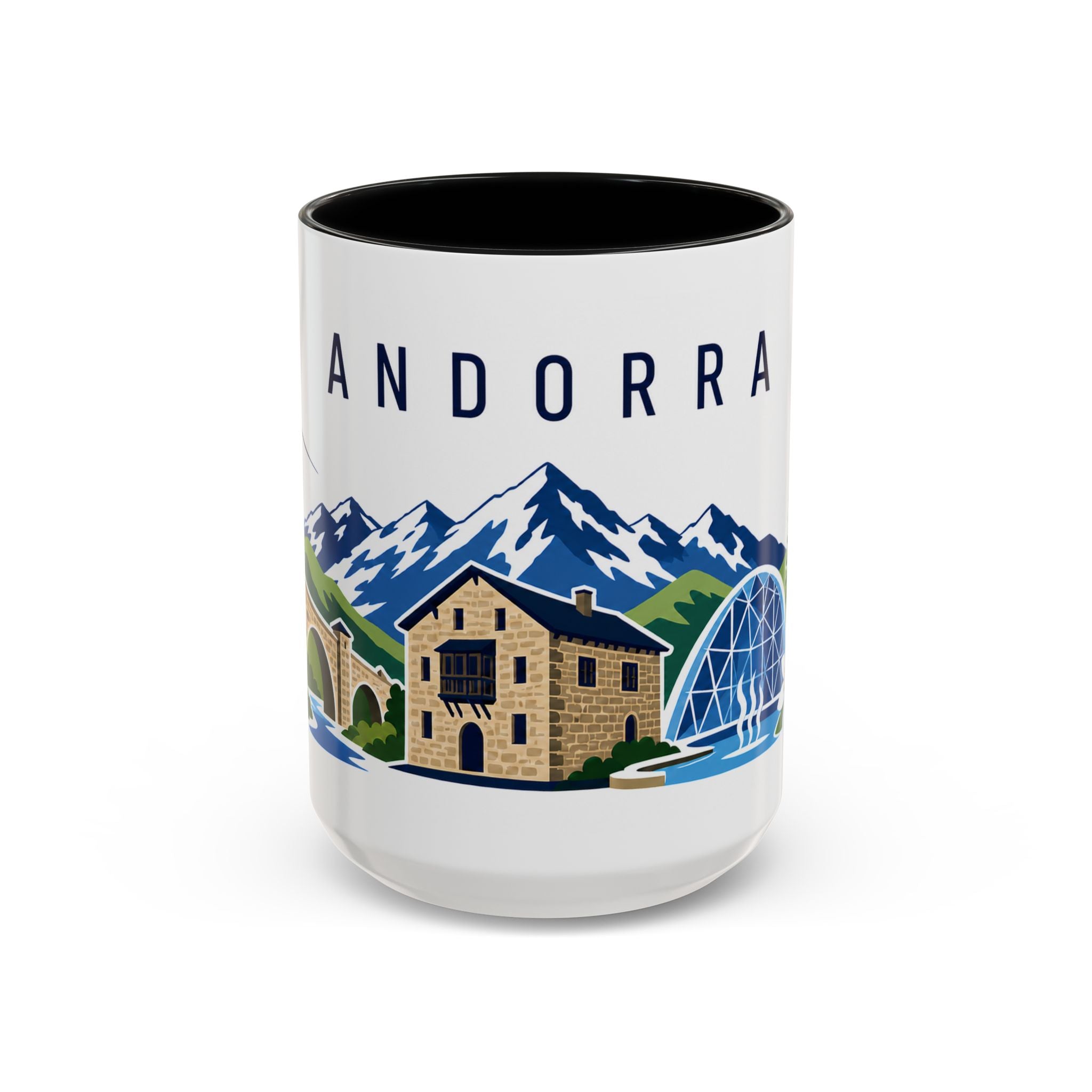 Andorra Coffee Mug | Travel Souvenir Accent Mug | Country Gift Ceramic Cup 11oz 15oz