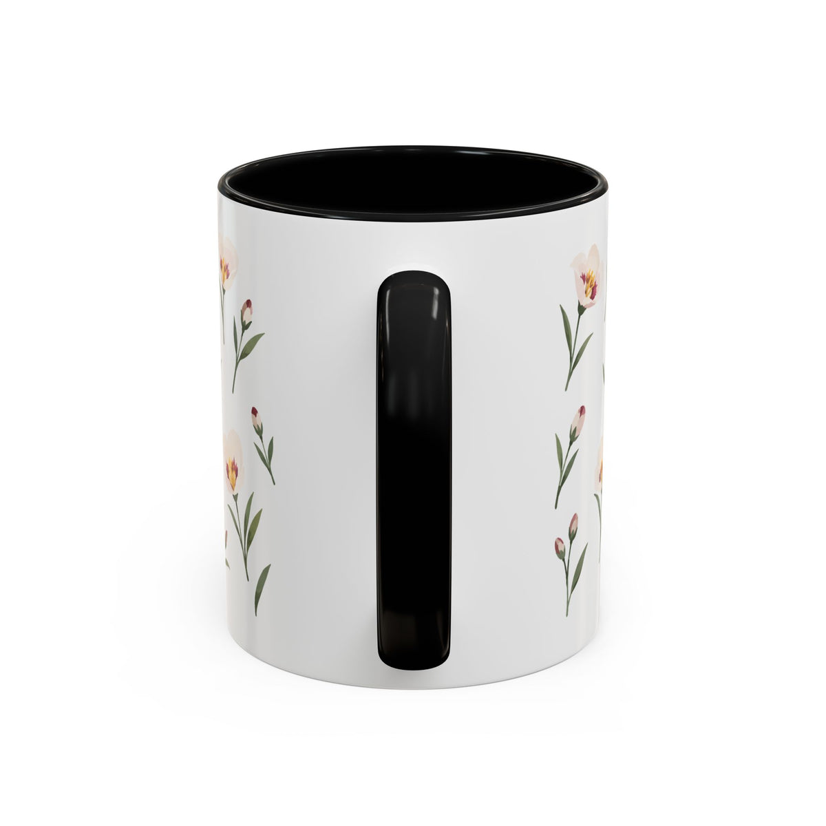 Utah Sego Lily Mug, State Flower Floral Coffee Cup, 11oz Botanical Gift
