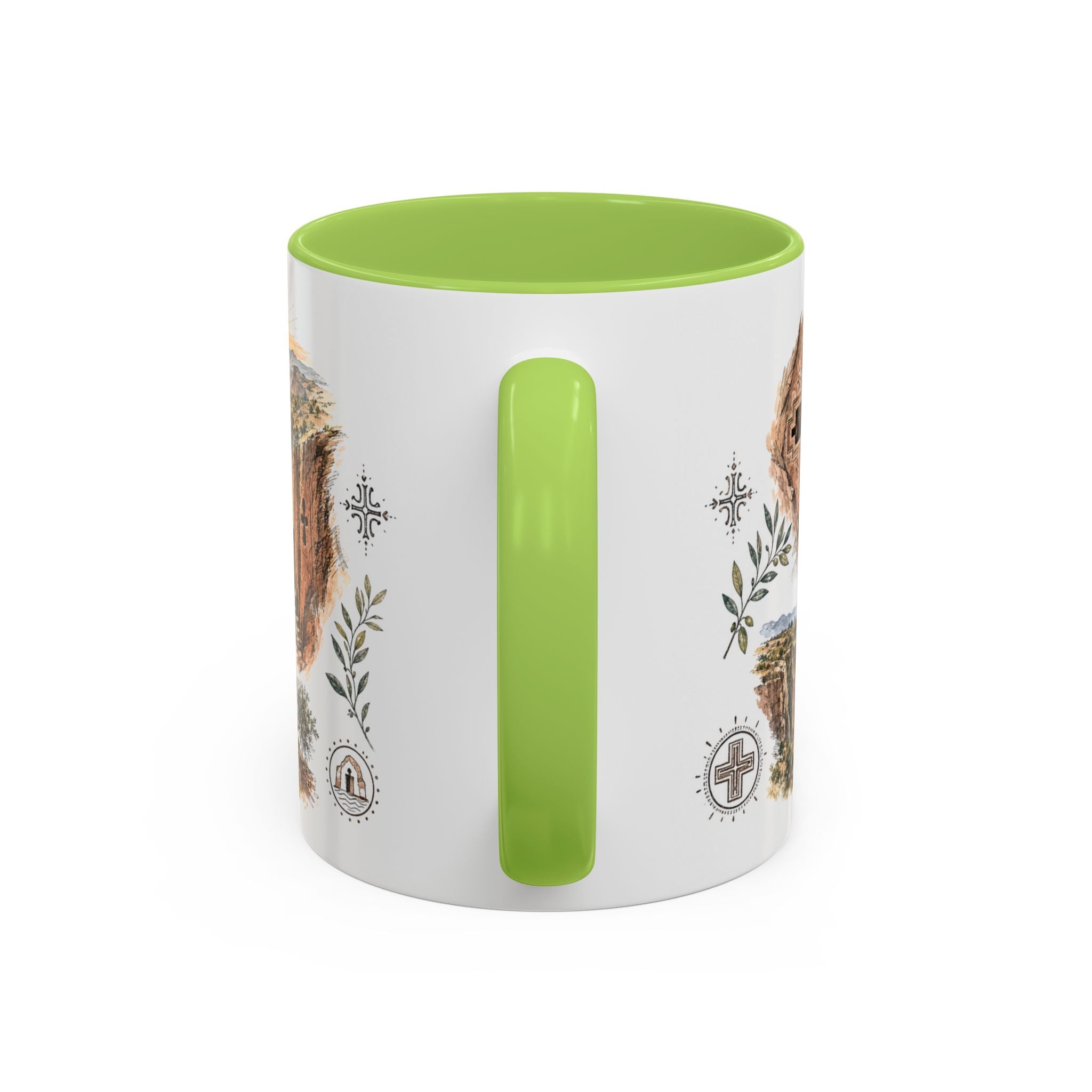 Lalibela Mug, Ethiopia Travel Souvenir, Bucket List Gift, Accent Ceramic Coffee Mug 11oz 15oz