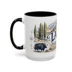 Ladakh Mug, India Travel Souvenir, Bucket List Gift, Accent Ceramic Coffee Mug 11oz 15oz