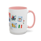Venice Coffee Mug | Postage Stamp Collage Mug | Travel Souvenir Accent Cup 11oz 15oz