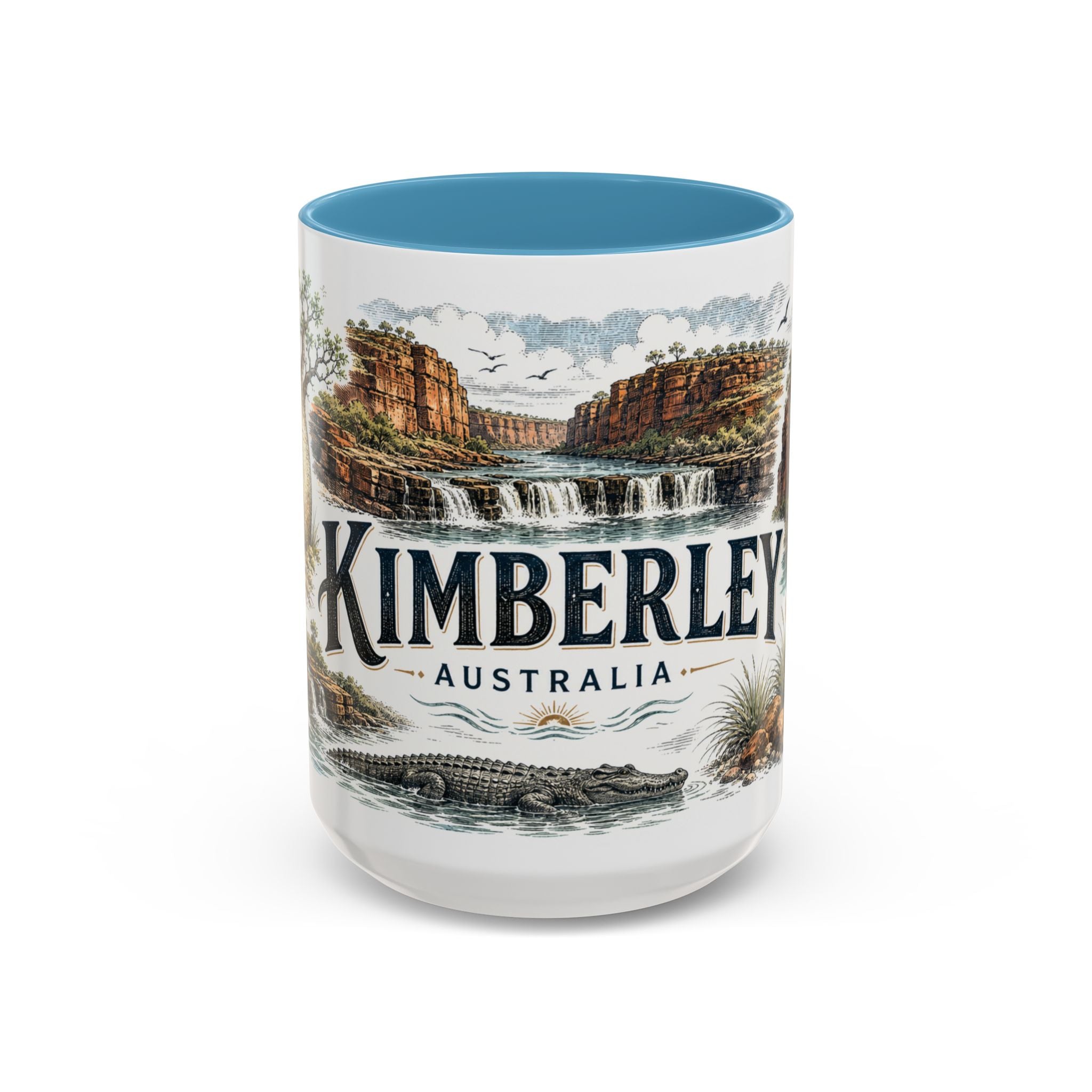 Kimberley Mug, Australia Travel Souvenir, Bucket List Gift, Accent Ceramic Coffee Mug 11oz 15oz