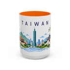 Taiwan Coffee Mug | Travel Souvenir Accent Mug | Place Gift Ceramic Cup 11oz 15oz