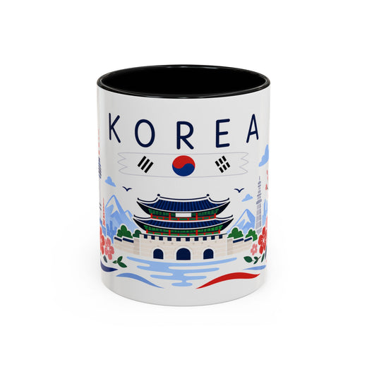 South Korea Coffee Mug | Travel Souvenir Accent Mug | Country Gift Ceramic Cup 11oz 15oz