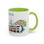 Johor Bahru Coffee Mug | Malaysia Travel Souvenir | Porcelain Decal City Gift | 11oz 15oz Accent Mug