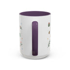 Rocky Mountain National Park Christmas Mug | Watercolor Travel Souvenir | Holiday Gift | Accent Ceramic Coffee Cup 11oz 15oz