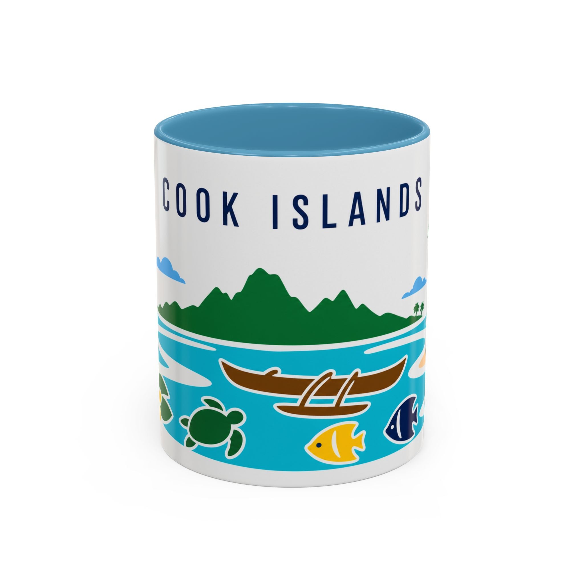 Cook Islands Coffee Mug | Travel Souvenir Accent Mug | Country Gift Ceramic Cup 11oz 15oz