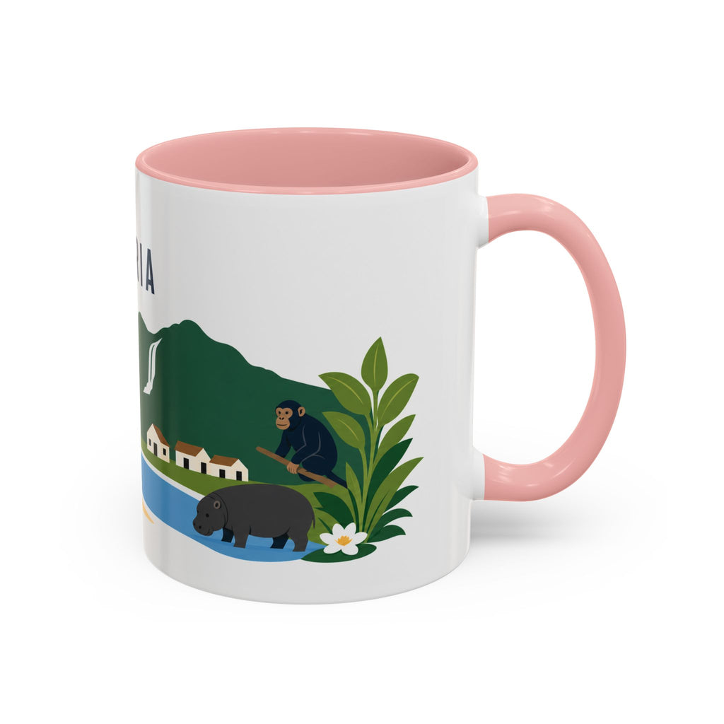 Liberia Coffee Mug | Travel Souvenir Accent Mug | Country Gift Ceramic Cup 11oz 15oz