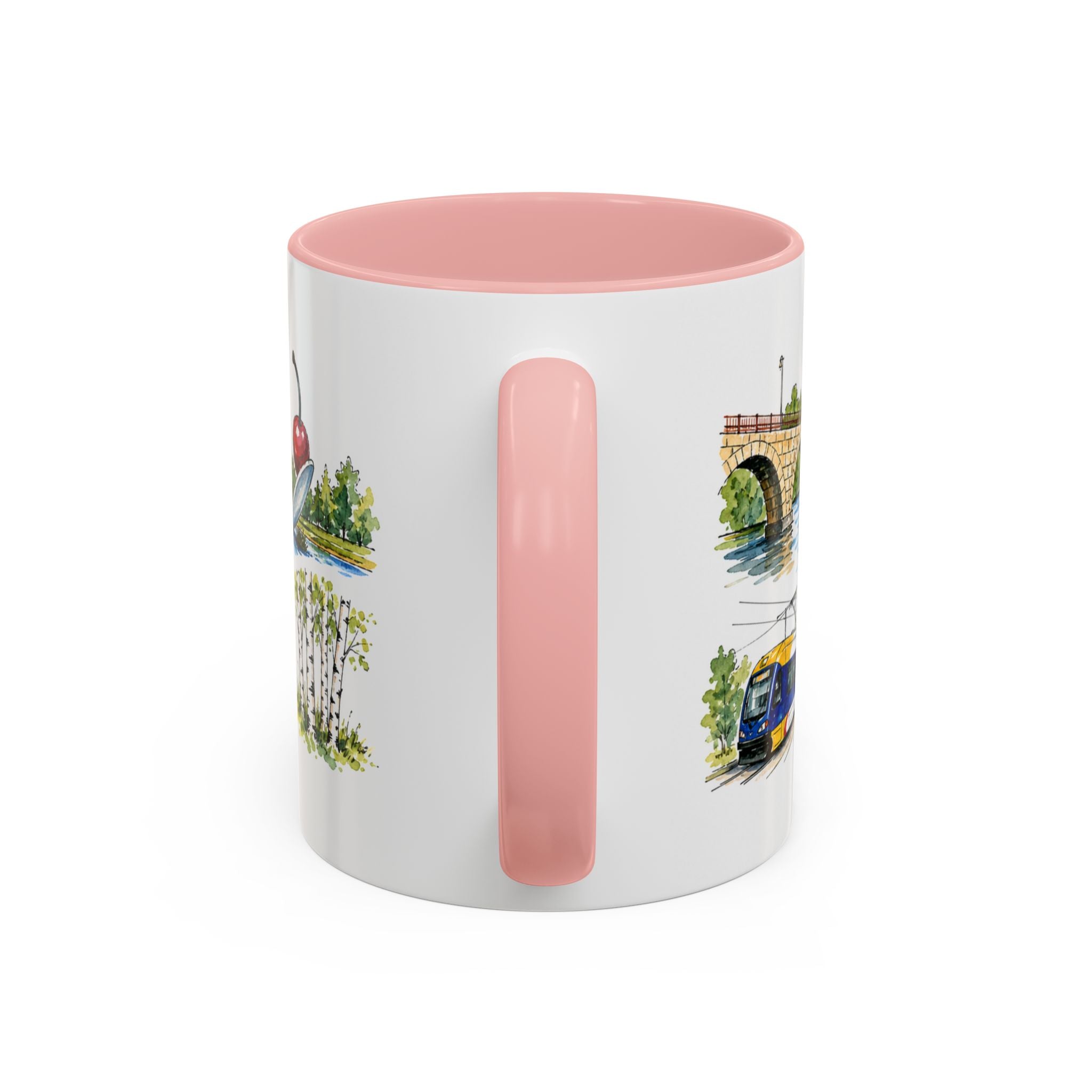 Minneapolis Illustrated Travel Mug | City Souvenir Accent Coffee Mug | 11oz 15oz Ceramic Cup