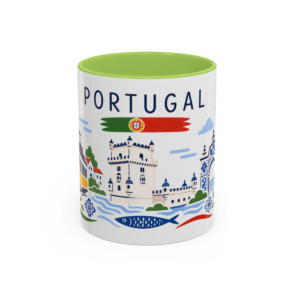 Portugal Coffee Mug | Travel Souvenir Accent Mug | Country Gift Ceramic Cup 11oz 15oz