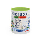 Portugal Coffee Mug | Travel Souvenir Accent Mug | Country Gift Ceramic Cup 11oz 15oz