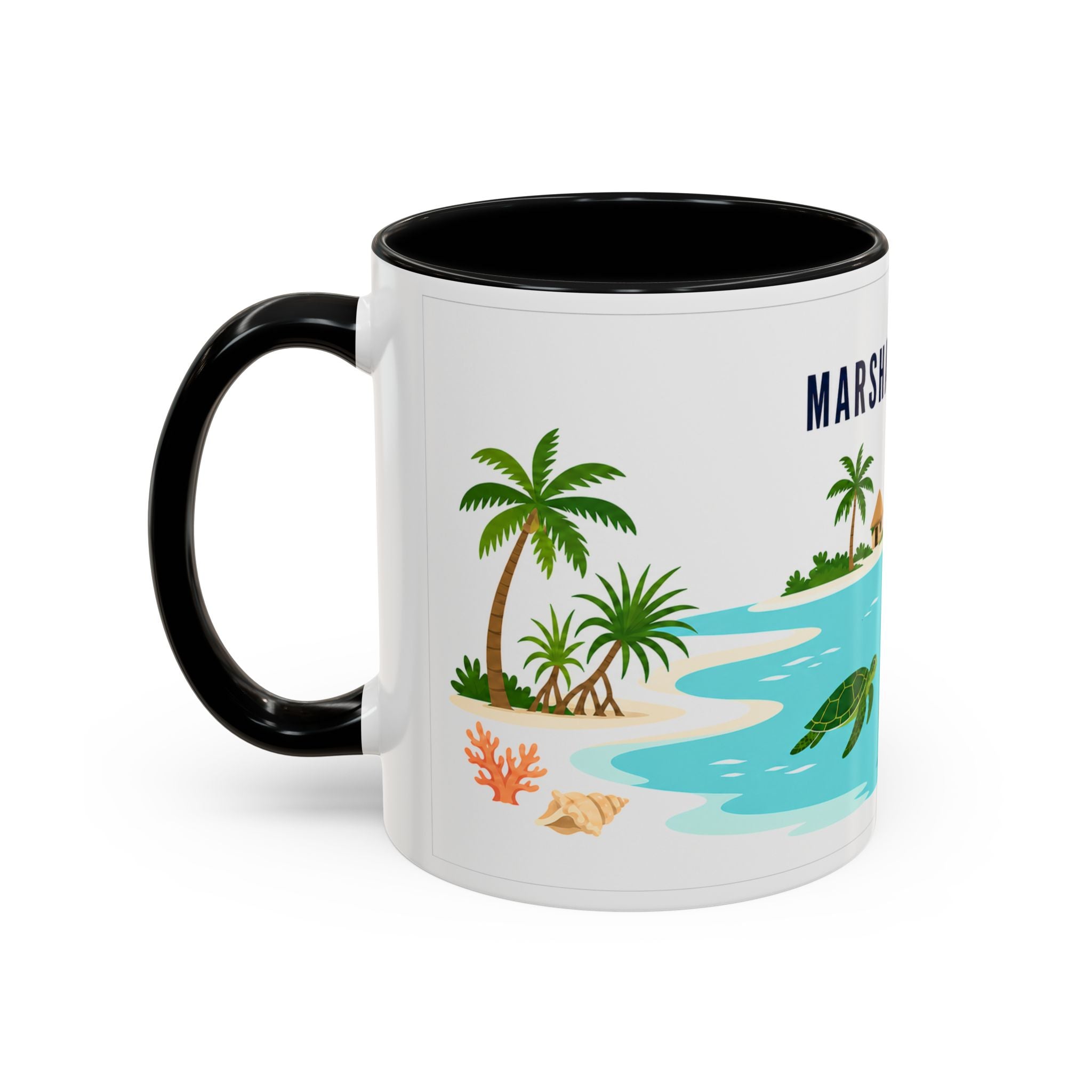 Marshall Islands Coffee Mug | Travel Souvenir Accent Mug | Country Gift Ceramic Cup 11oz 15oz
