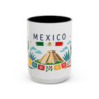 Mexico Coffee Mug | Travel Souvenir Accent Mug | Country Gift Ceramic Cup 11oz 15oz