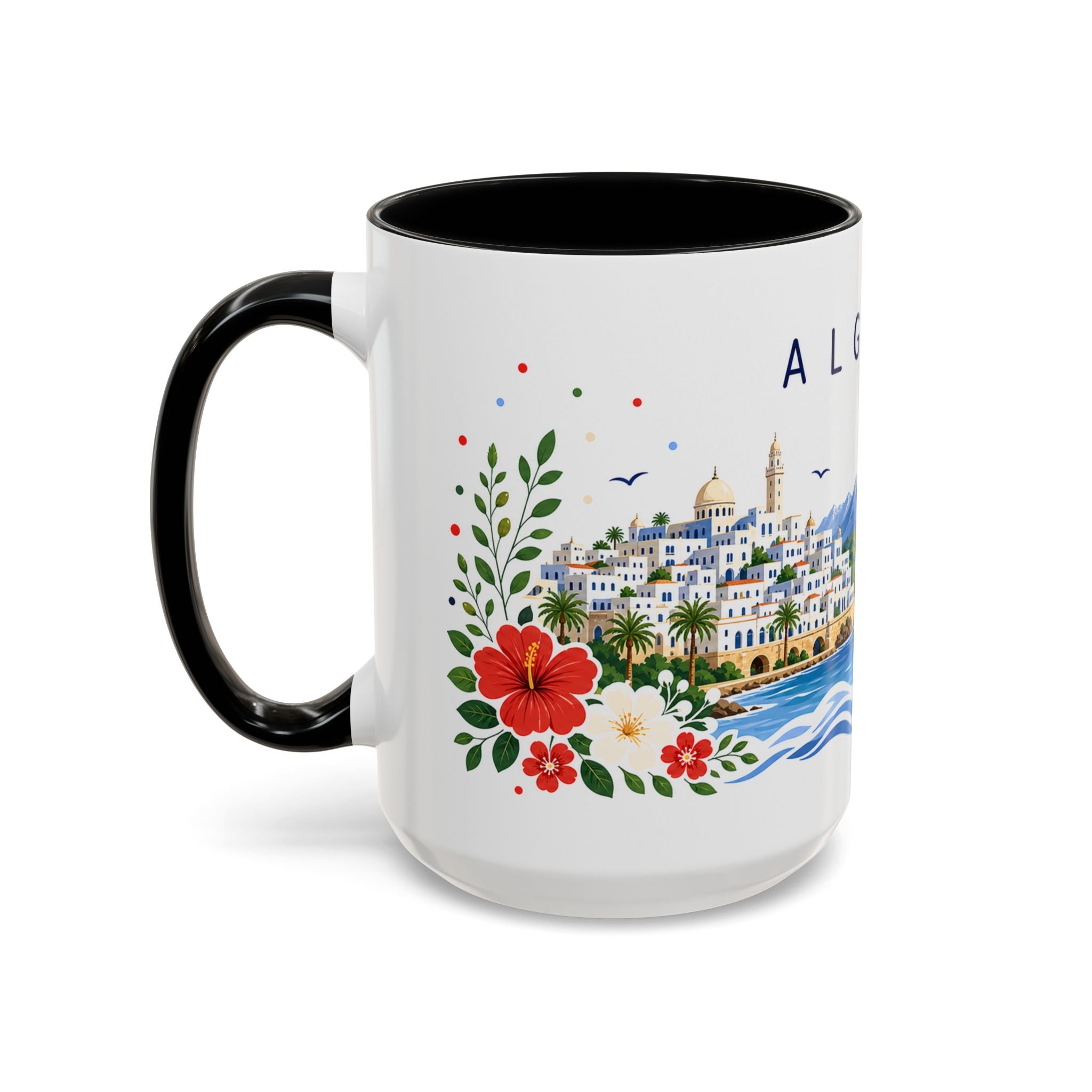 Algeria Coffee Mug | Travel Souvenir Accent Mug | Place Gift Ceramic Cup 11oz 15oz