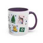 Seattle Coffee Mug | Postage Stamp Collage Mug | Travel Souvenir Accent Cup 11oz 15oz