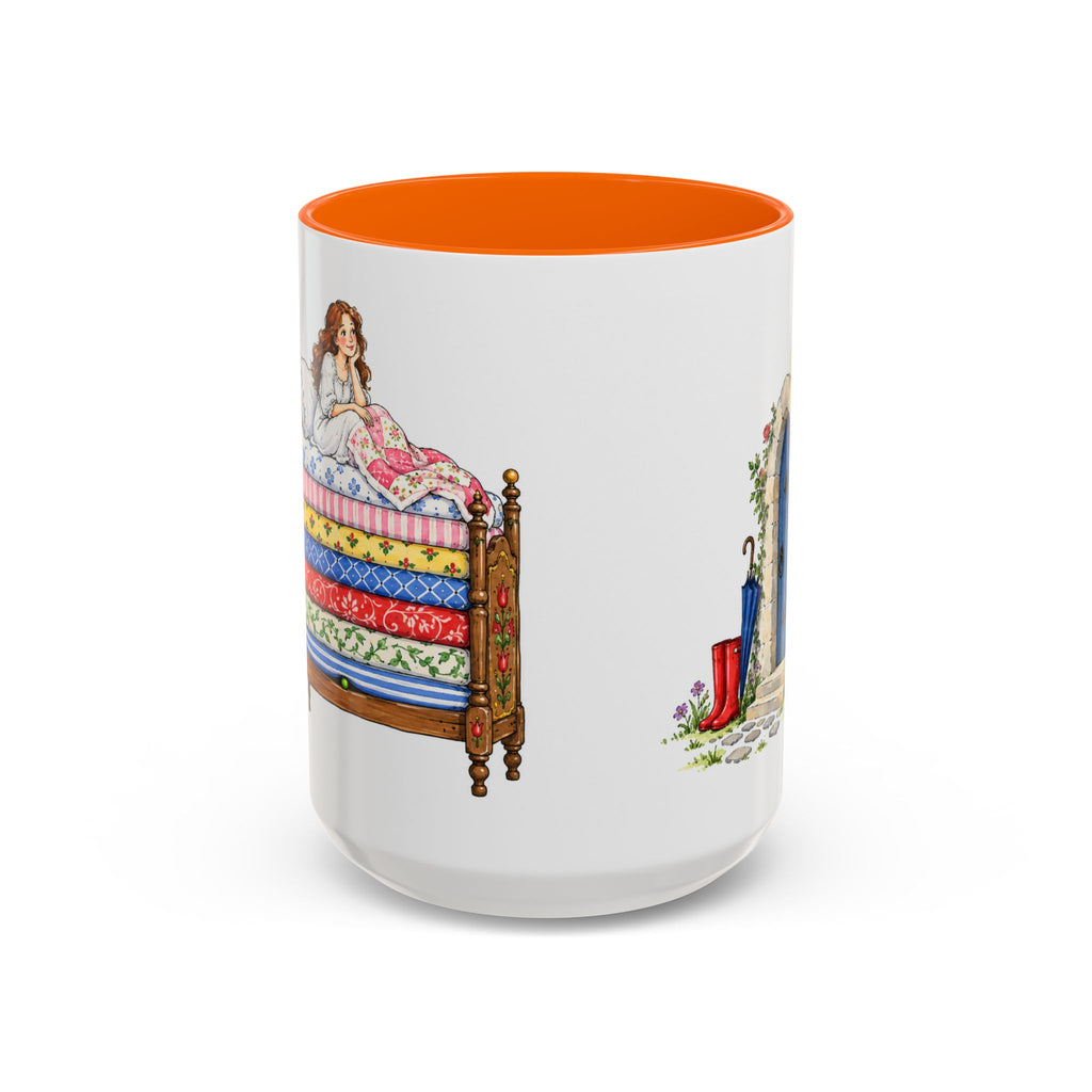 The Princess and the Pea Mug | Storybook Fairy Tale Accent Coffee Mug | EveryLegend