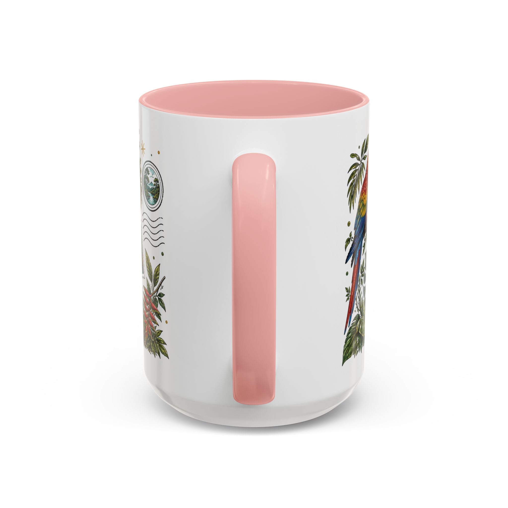 Amazon Rainforest Coffee Mug | Travel Destination Souvenir Gift | Accent Color Ceramic 11oz 15oz