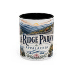 Blue Ridge Parkway Mug, Appalachia Travel Souvenir, Bucket List Gift, Accent Ceramic Coffee Mug 11oz 15oz