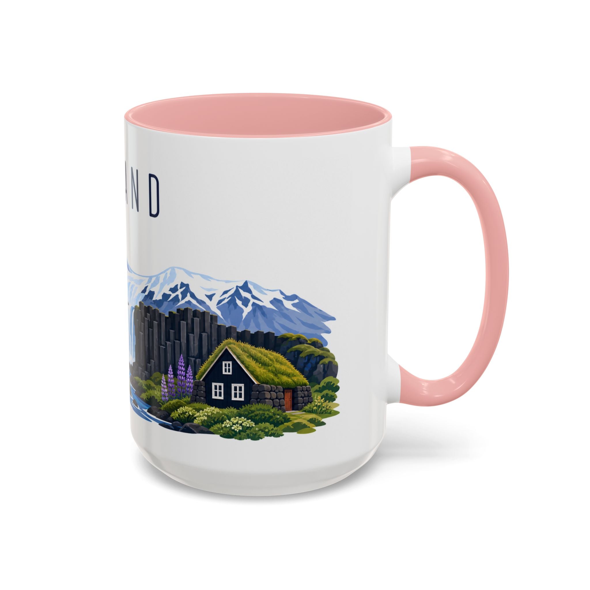Iceland Coffee Mug | Travel Souvenir Accent Mug | Country Gift Ceramic Cup 11oz 15oz