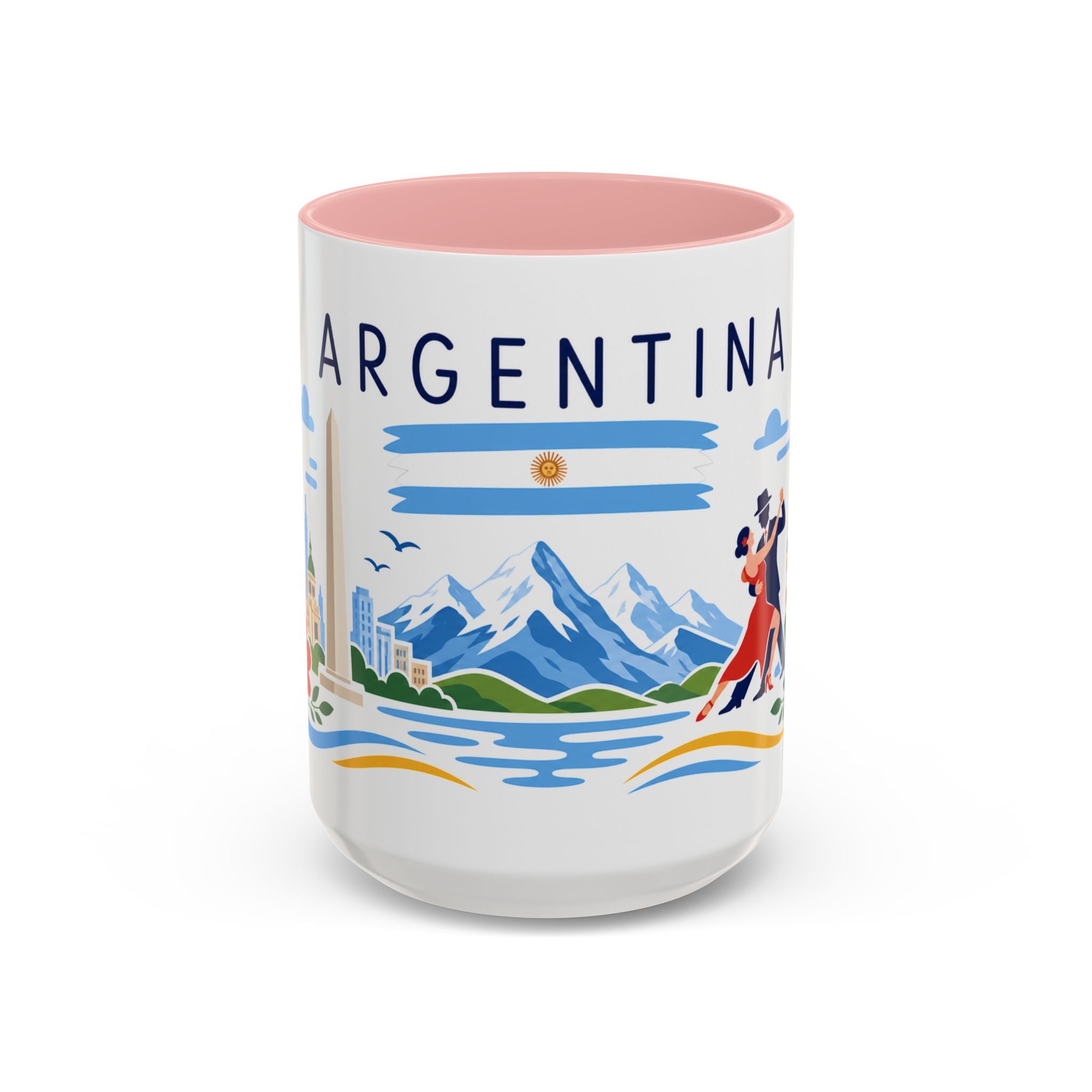 Argentina Coffee Mug | Travel Souvenir Accent Mug | Country Gift Ceramic Cup 11oz 15oz