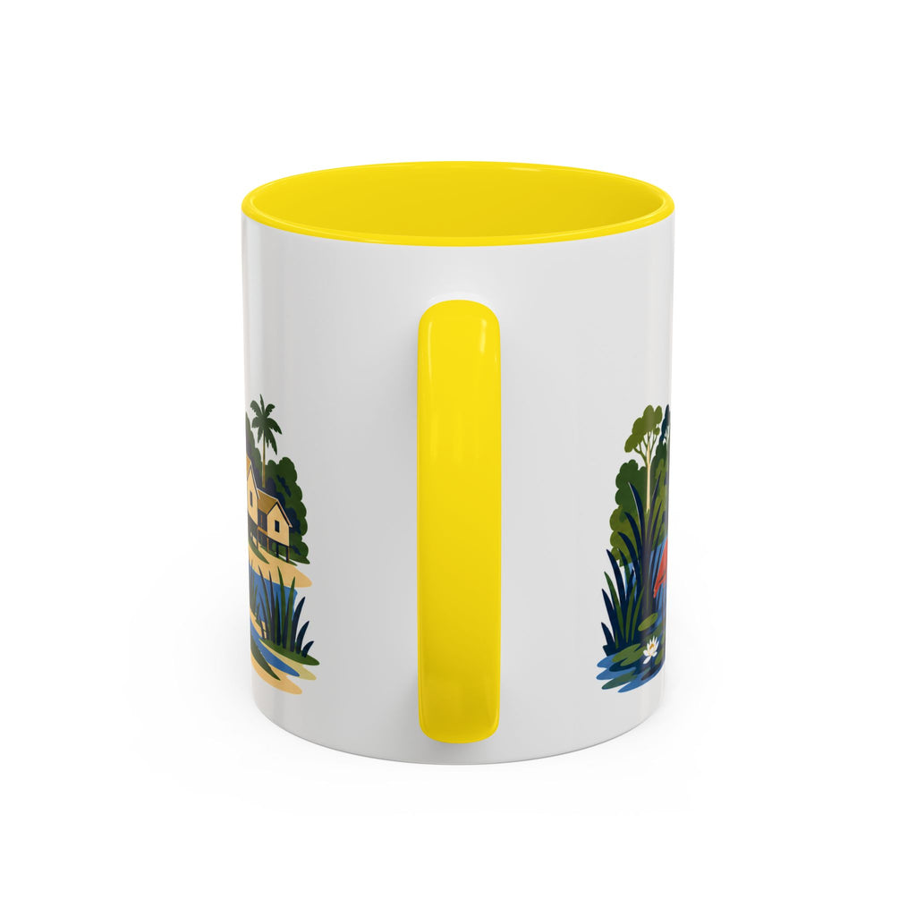 French Guiana Coffee Mug | Travel Souvenir Accent Mug | Country Gift Ceramic Cup 11oz 15oz