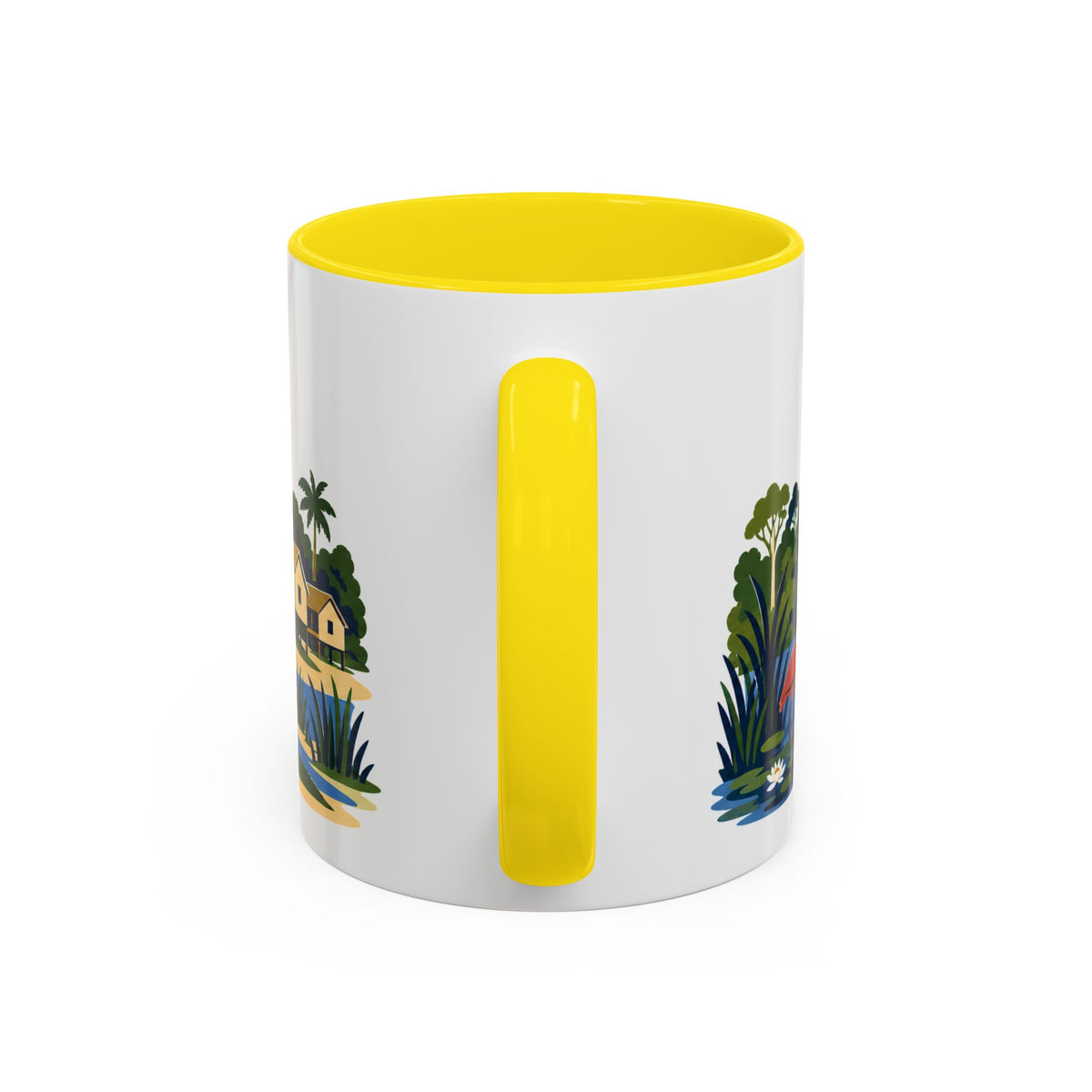 French Guiana Coffee Mug | Travel Souvenir Accent Mug | Country Gift Ceramic Cup 11oz 15oz