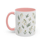 New Mexico Yucca Flower Mug, State Flower Floral Coffee Cup, 11oz Botanical Gift