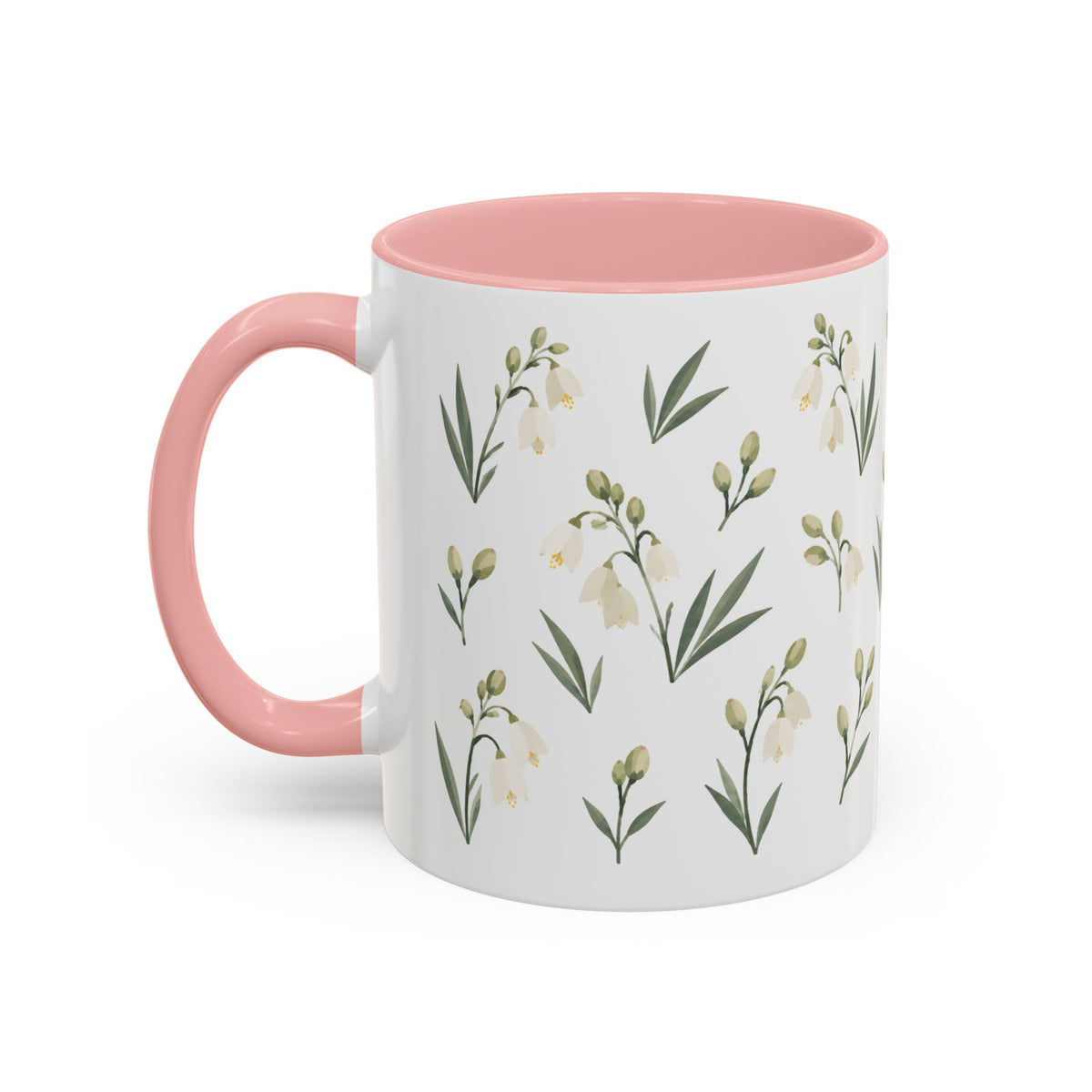 New Mexico Yucca Flower Mug, State Flower Floral Coffee Cup, 11oz Botanical Gift
