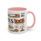 Arches Coffee Mug | National Park Hiking Utah Gift | Accent Color Ceramic 11oz 15oz