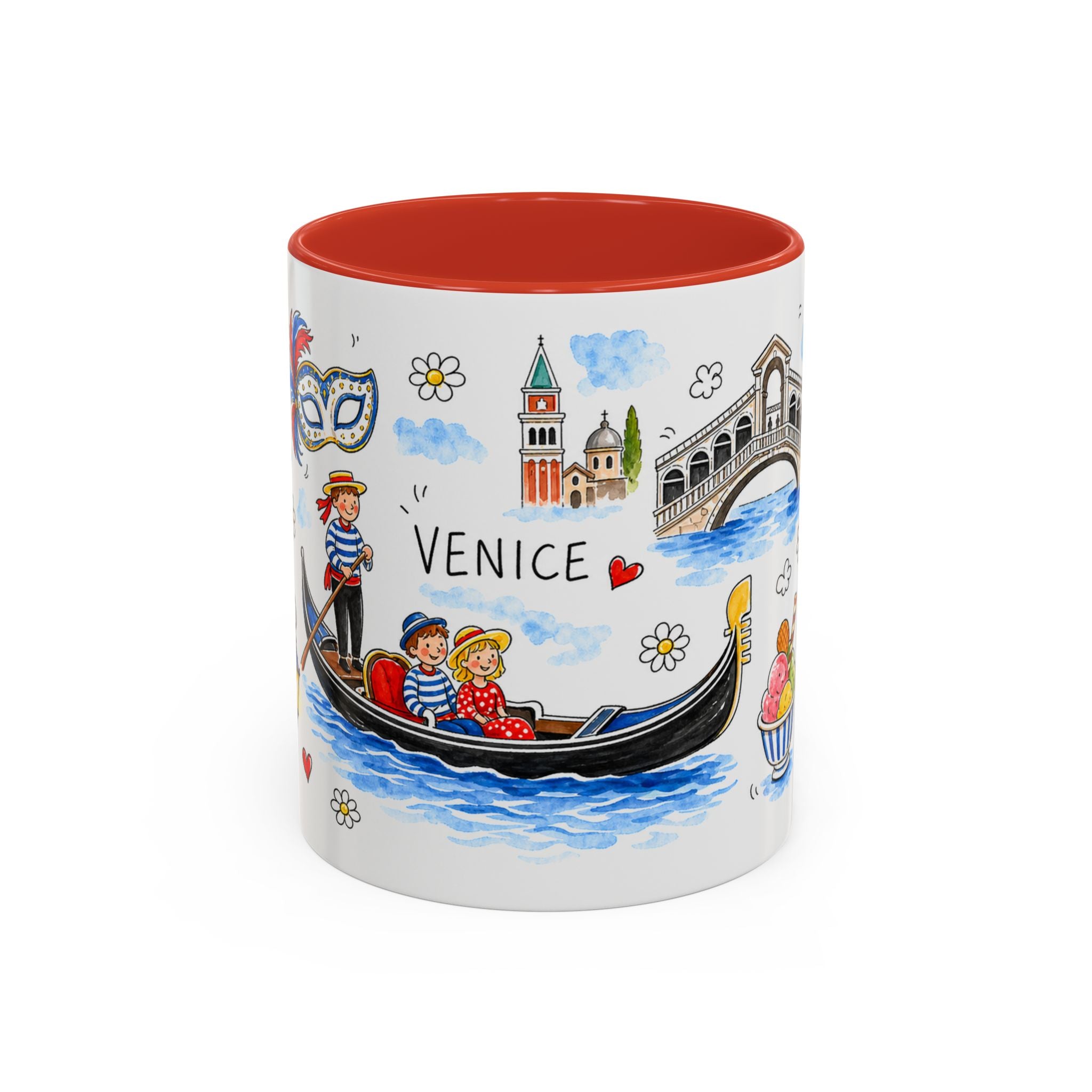 Venice Travel Mug | European City Souvenir Accent Coffee Mug | 11oz 15oz Ceramic Cup