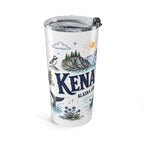 Kenai Fjords National Park 20oz Tumbler | Alaska Coastal Wildlife Hiking Gift | Insulated Stainless Steel Travel Cup