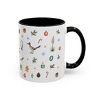 Santa Fe Christmas Mug | Watercolor City Souvenir | Ceramic Coffee Cup (11oz 15oz)