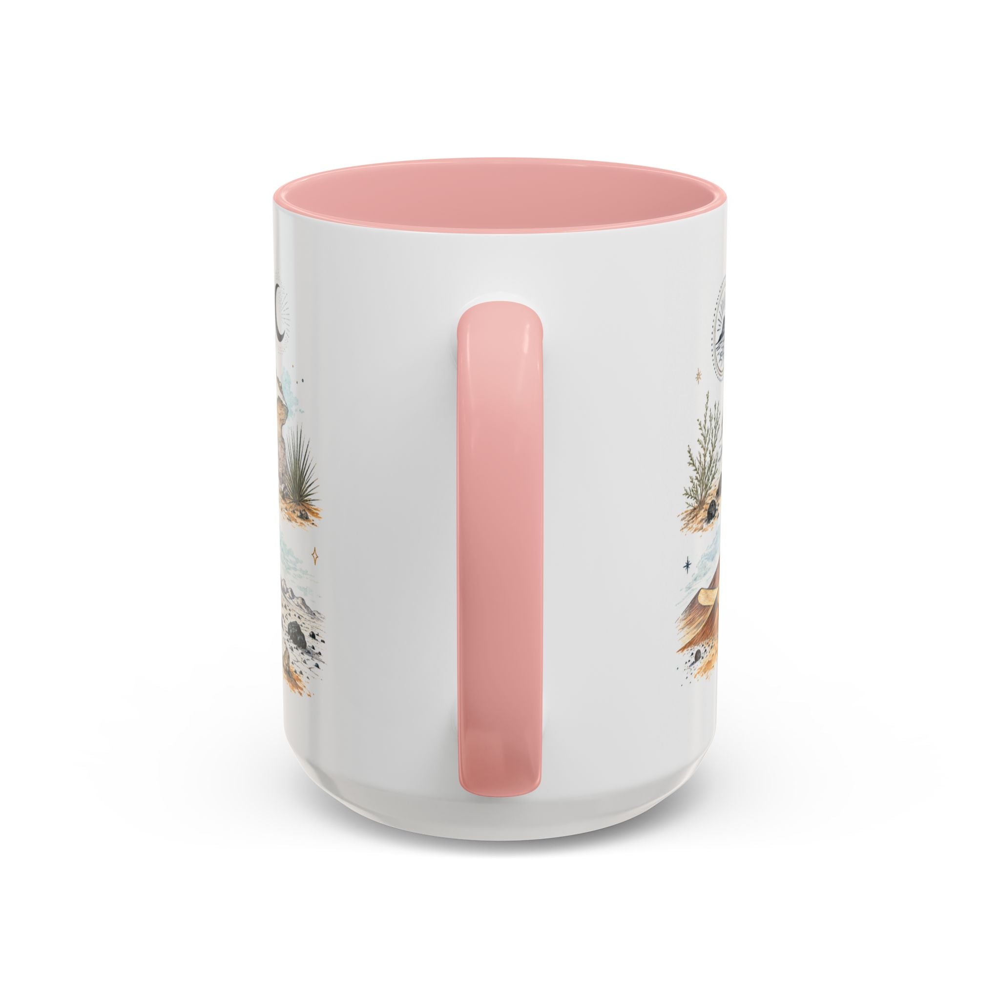 White Desert Mug, Egypt Travel Souvenir, Bucket List Gift, Accent Ceramic Coffee Mug 11oz 15oz