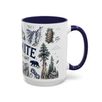 Yosemite National Park Coffee Mug | Hiking Camping Nature Gift | Accent Color Ceramic 11oz 15oz