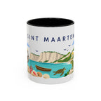 Sint Maarten Coffee Mug | Travel Souvenir Accent Mug | Country Gift Ceramic Cup 11oz 15oz